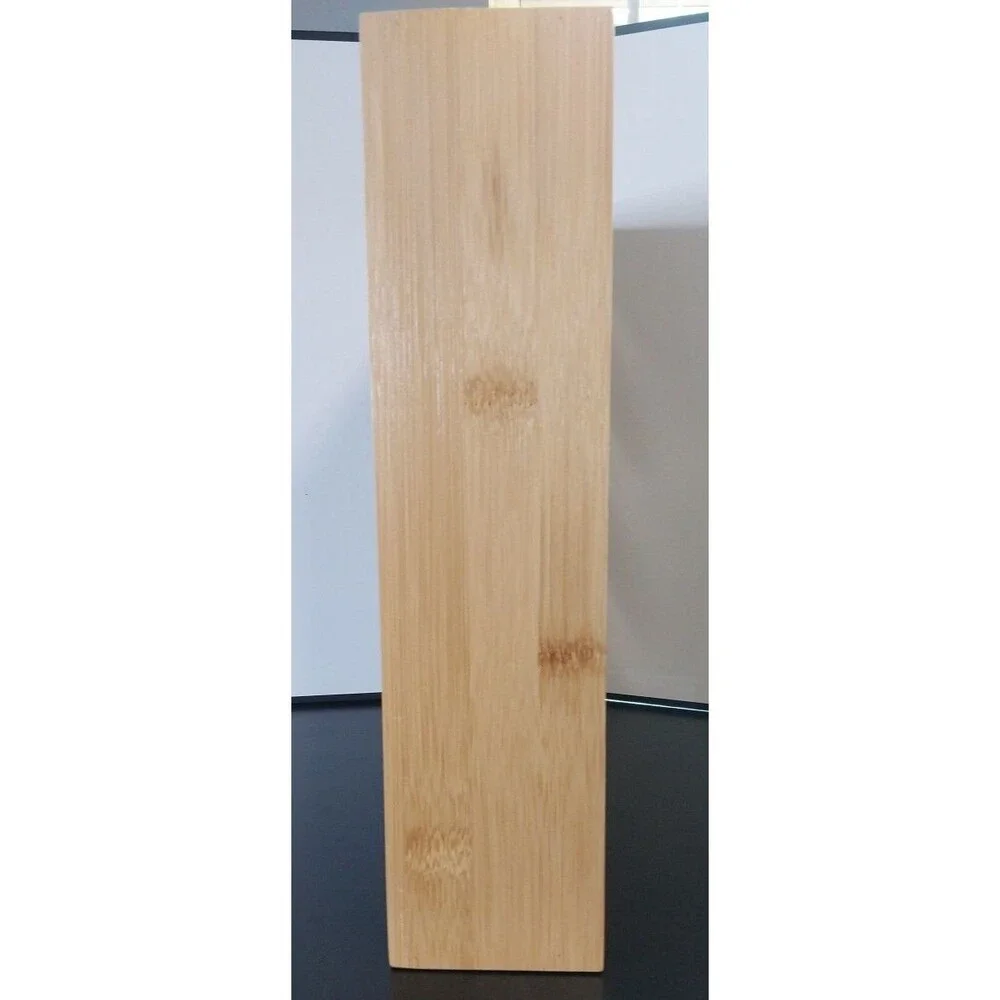 Bamboo Food Storage Bag Dispenser 4 Slot Gallon Quart Sandwich Snack Wall Mount